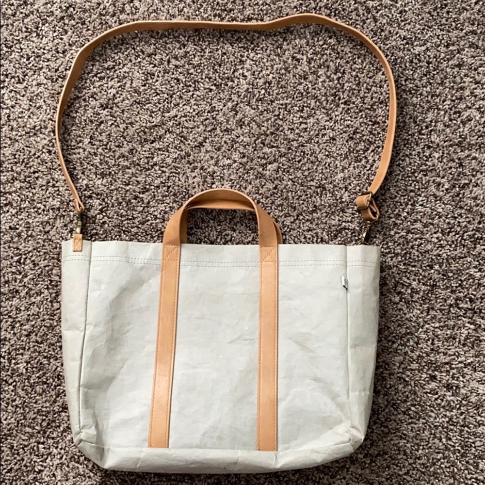 Crossbody Paper-bag bag